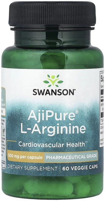 지금 곧 품절됩니다 Swanson AjiPure® L-아르기닌 500mg 베지 캡슐 60정 서둘러주시면 감사하겠습니다, SwansonAjiPureL아르기닌500mg베지캡슐60, 1개 - 쿠팡