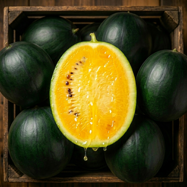 [프리미엄] 망고수박 흑수박 고당도 산지직송, 1개, 1-2kg