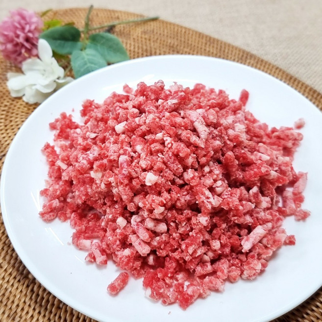 [당일출고] 소고기 다짐육 소목심 민찌 민스 분쇄육 수입산 더예쁜한우, 8개, 1kg