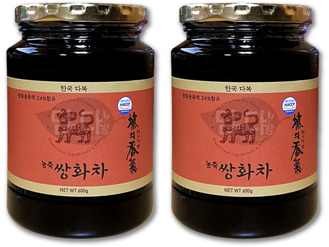 [1+1묶음] 한국 다복 농축 쌍화차(쌍액) 600g, 1개입