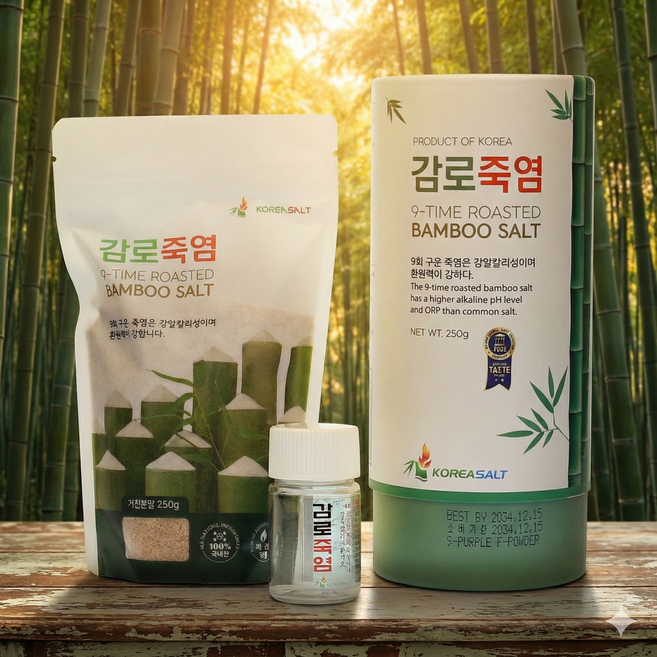 9회 감로죽염(자줏빛) 자죽염 분말 250g, 1개