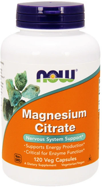 나우푸드 마그네슘 시트레이트 베지 캡슐, 120정, 1개 - 쿠팡