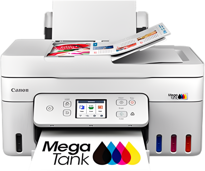 Canon Mega Tank 多功能噴墨印表機 高速列印 高品質色彩 無線網路, G4780加購GI-71墨水一組