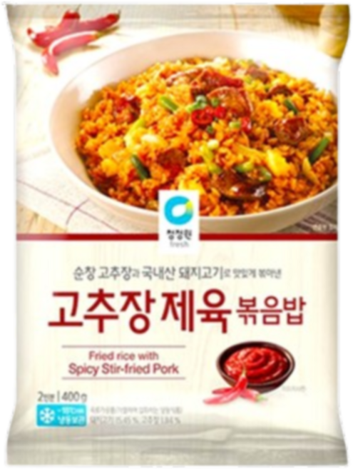 바이오푸드몰_청정원 고추장제육볶음밥, 20개, 400g