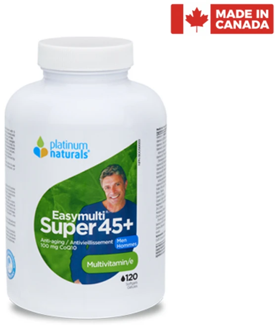 플래티넘 네추럴스Platinum Natural 슈퍼 이지멀티 45 남성 120소프트젤 Platinum Naturals Super Easymulti 45+ men 120Soft, 1개, 1개, 120정 - 쿠팡