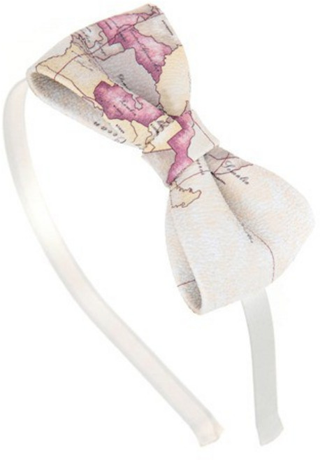 프리마클라쎄 패션 헤어 왕리본 머리띠 (화이트) MHB17080019