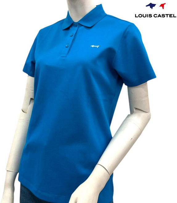 루이까스텔여성 25S/S 면 데일리룩 기본 무지 피케이 반팔 티셔츠 단체티 7LETS401