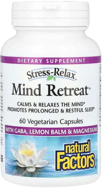네츄럴펙터스 Stress-Relax Mind Retreat 베지 캡슐 60정, 1개 - 쿠팡