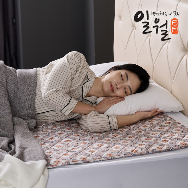 일월 NEW 알러크린 워셔블 전기 온열매트, 싱글(900 x 1800 mm), 혼합색상