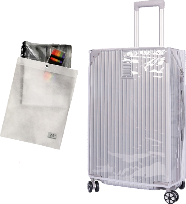 해피유 투명 방수 캐리어 커버