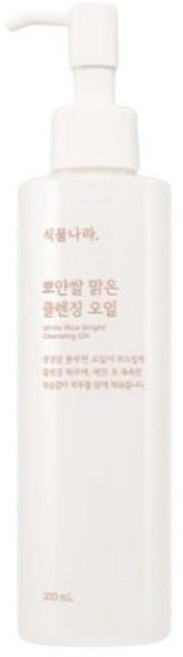 식물나라 뽀얀쌀 맑은 클렌징 오일, 3개, 200ml