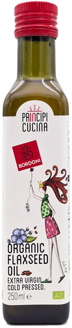 유기농 냉압착 엑스트라버진 아마씨오일 (플랙씨드유), 1개, 250ml