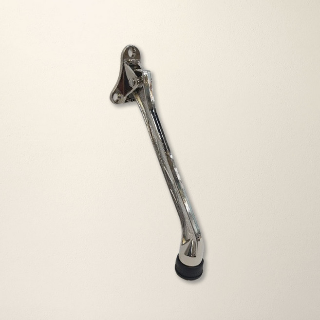 수동 말굽 현관문 잠금 고정 스토퍼 대형, 실버