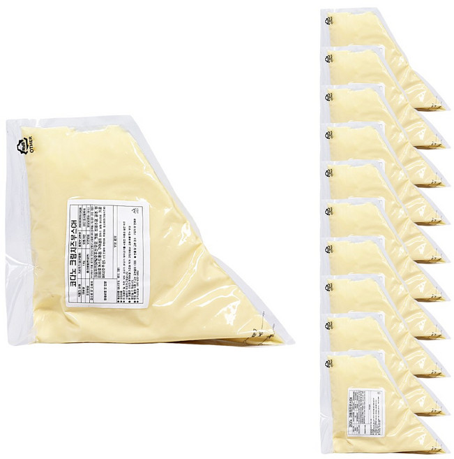 푸드올마켓_ 코다노 크림치즈무스CH 1kg /냉장 한박스 (1kg x 10ea), 10개