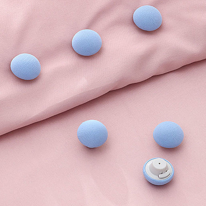 10p 침대 시트 패드 고정 핀 이불 커버 침구 밀림방지 클립 단추, 1세트, 하늘