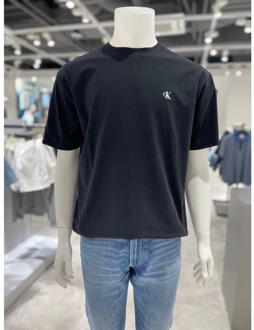 캘빈클라인 진 CALVIN KLEIN JEANS 캘빈클라인진남녀공용 인스티튜셔널 백 로고 반팔 티셔츠 4RAB818-UB1 QEK798 TSY302