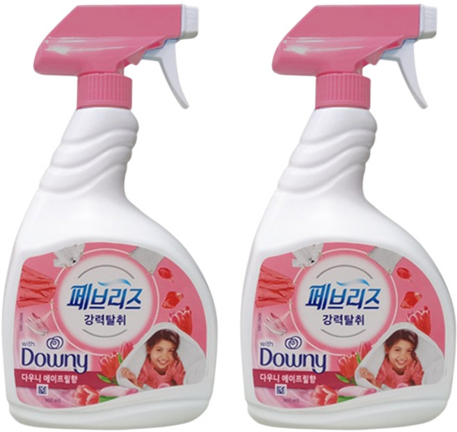 페브리즈 섬유탈취제 다우니 에이프릴향 대용량, 900ml, 2개
