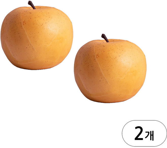 배 모형 2개 (소)-과일 음식 모조 인조 가짜