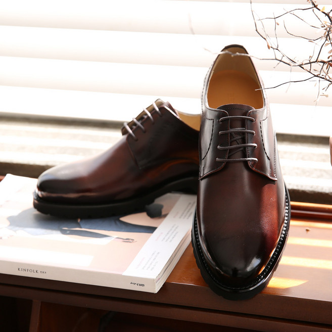 코만도 와인 워커 더비슈즈 가벼운구두 수제화