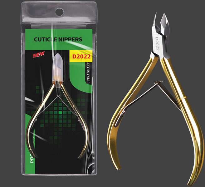 네일용 니퍼 큐티클제거 실버 골드 내성발톱 네일케어 패디케어 굳은살 셀프네일아트, 1개, D2022 네일니퍼(골드)