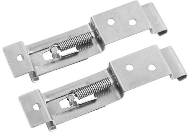 자동차 번호판 브래킷 용수철 적재 자동차 프레임 거치대 클램프 트레일러 캐러밴용 스테인리스 스틸 번호, 01 빠른