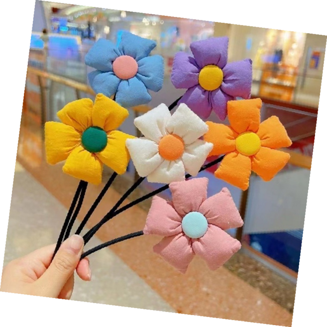 당고똥머리 귀여운 헤어핀 똥머리 스타일링 헤어 액세서리 어린이 유아용 캐릭터 디자인