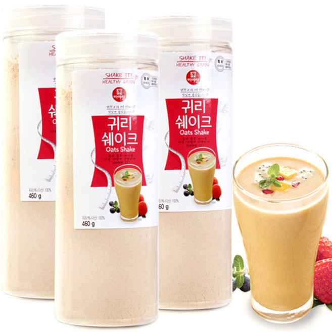 두보식품 귀리쉐이크, 460g, 3개