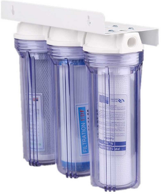 지하수필터 하우징 농가주택 석회질 제거, 프리필터병 3단 20인치, 1개