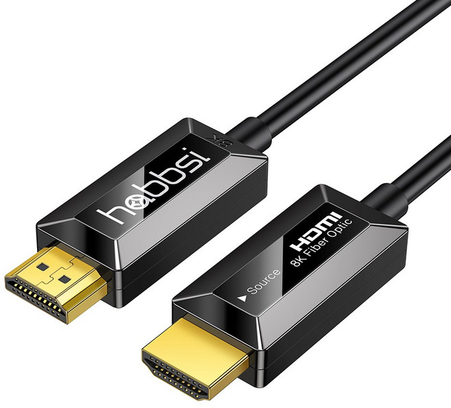 햅시 8K UHD HDMI 2.1 AOC 광 케이블, 20m, 1개