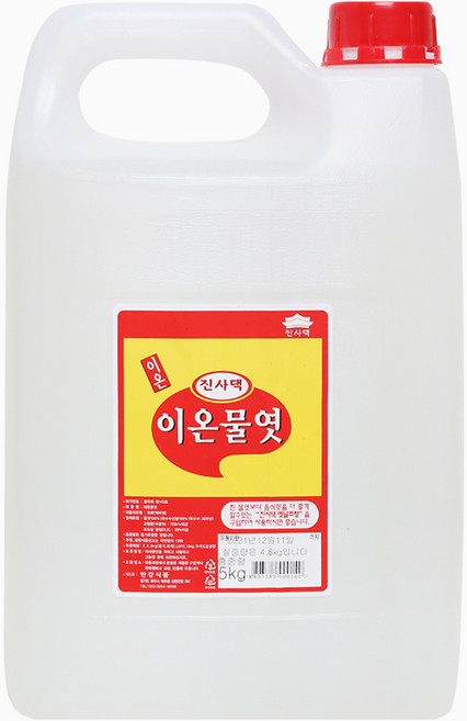 진사댁 이온물엿 5kg 하얀물엿 업소용물엿, 1개