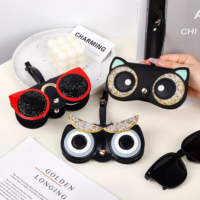 OFFCURVE 선글라스 안경 휴대용 케이스 접이식 수납 파우치