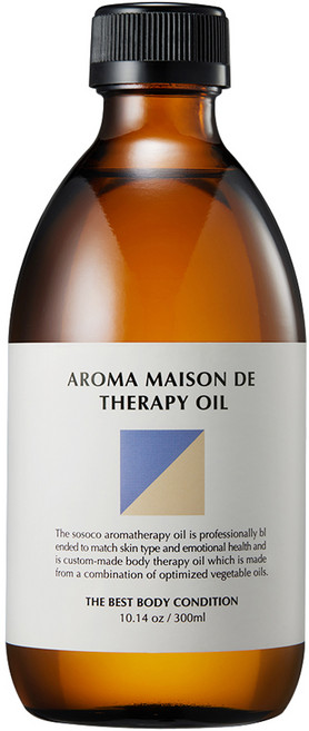 소소코 아로마 메종드 테라피 바디 마사지오일 릴렉싱, 1개, 300ml