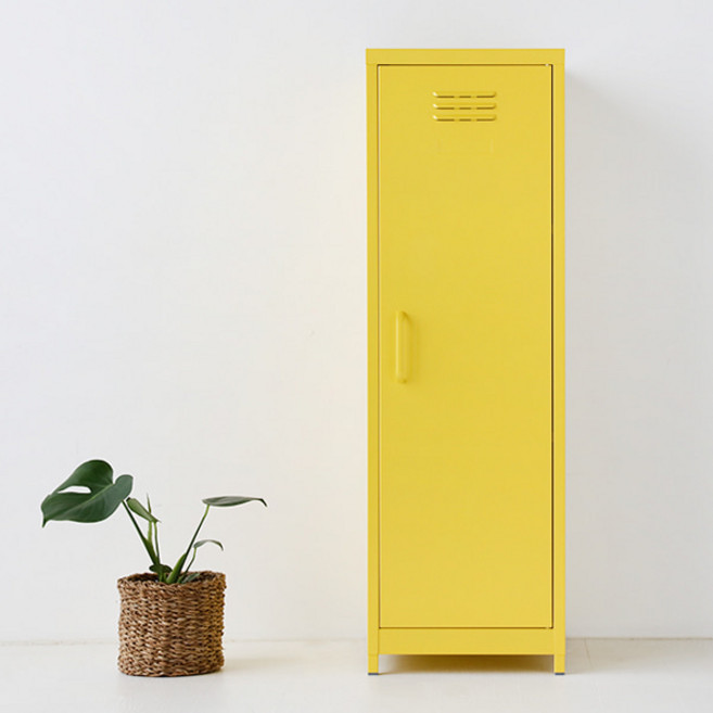 마켓비 MKB 철제수납장 캐비넷 세로중 1문 3801200, 옐로우