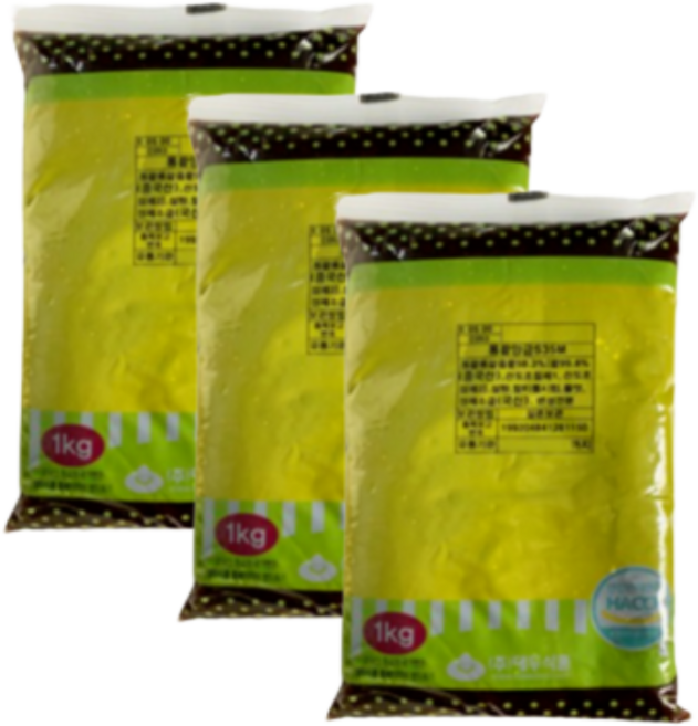 대두 통팥 앙금 35M 저감미 빵 플라워 앙꼬, 1kg, 3개