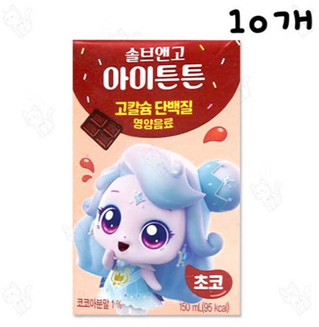 캐치티니핑 솔브앤고 초코맛, 10개, 150ml