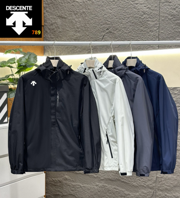 데상트 바람막이 홑겹