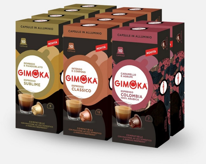 GIMOKA 綜合口味咖啡膠囊 (100顆) Nespresso 相容, 1個