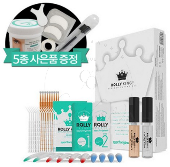 코스모뷰티_롤리킹 속눈썹펌 세트 (5종 사은품 증정), 1개