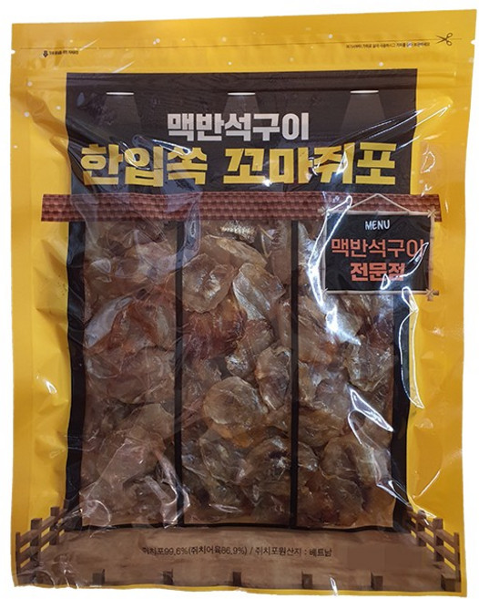 오천산업 맥반석구이 꼬마쥐포 350g, 1개