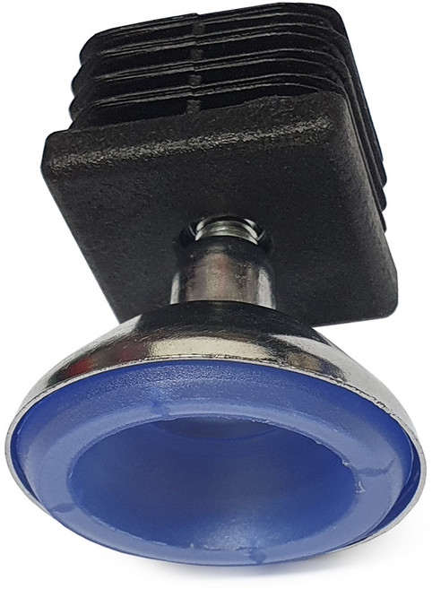 높이조절발 가구발 각파이프 원형발 의자발 발통, A) 높이조절캡40xFF23파랑발, 1개