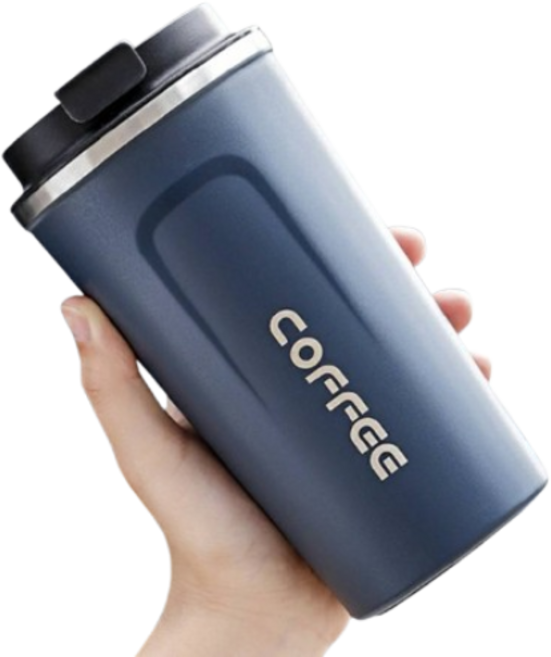 咖啡隨行杯 保溫杯 - 環保咖啡杯/冰霸杯, 1個, 藍色, 510ml