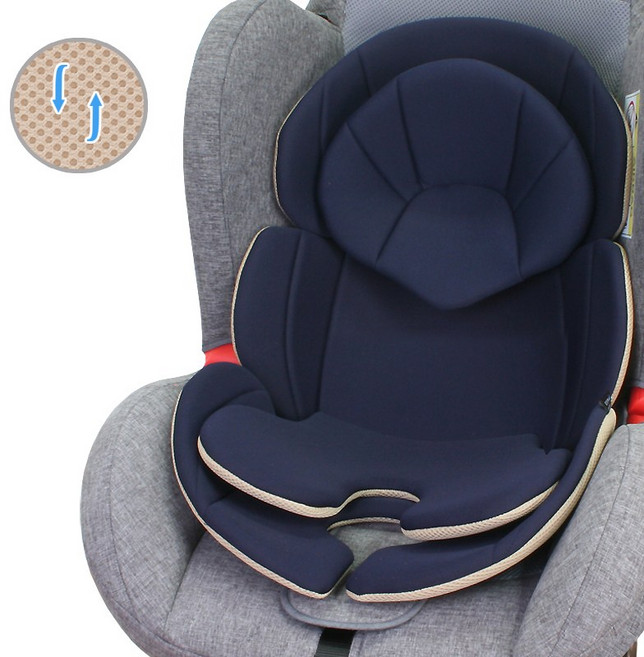 오토팬시 유모차 카시트 라이너 듀얼 이너시트 유아승용물 쿠션세트 신생아패드, 12.풀세트형 이너헤드보조 네이비블루, 1개