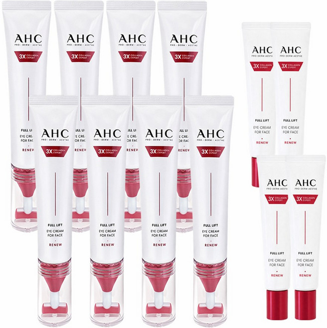 AHC 풀 리프트 아이크림 포 페이스 40ml x 8개+12ml x 4개, 1개, 368ml