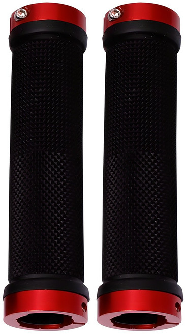 BTR 자전거 그립 핸들 손잡이 핸들바 보조 핸드 바엔드 용품 - MTB 핸들그립, MTB핸들그립(레드), 1세트