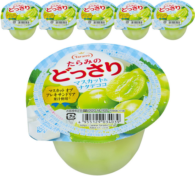 타라미 듬뿍 머스캣 & 나타데코코, 230g, 6개