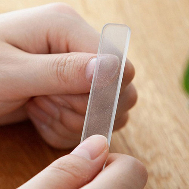 강화유리 전문가용 손톱 관리 파일 광택 야스리, 1개