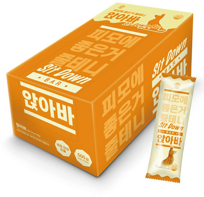 앉아바 덴탈껌 강아지 간식 50p, 피모 건강, 500g, 1개
