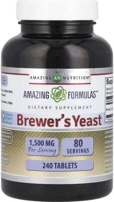 몸관리하세요 겨울입니다 Amazing Nutrition 맥주 효모 240정(1정당 500mg) 특별관리진행, AmazingNutrition맥주효모240정1정당500, 1개 - 쿠팡