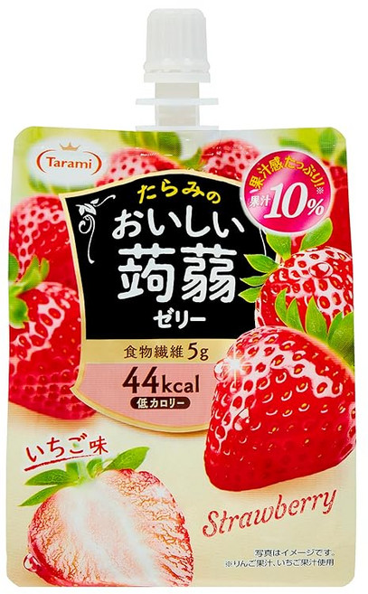 타라미 맛있는 곤약 젤리 딸기맛 150g, 1
