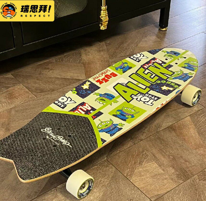 專業免蹬陸地衝浪板 滑板 刷街初學者 衝浪滑雪練習板, 如圖所示, 1個